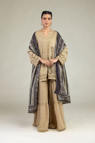 Embroidered | Raw Silk | Raw Silk Pants | GBP 25.00