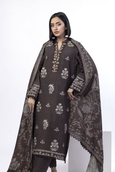Embroidered | Khaddar | Fabrics 3 Piece | GBP 27.50