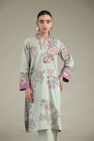 Printed | Cambric | Floral Cambric Kurta | GBP 30.00