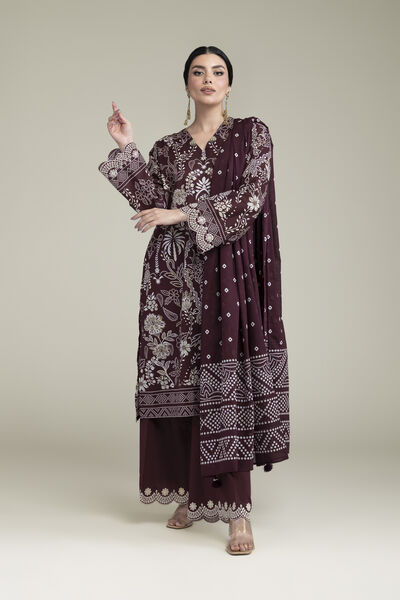Embroidered | Cambric | Cambric Tailored 3-Piece | GBP 60.00