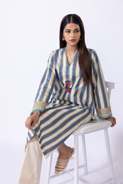 Printed | Crosshatch Poplin | Kurta | GBP 17.00