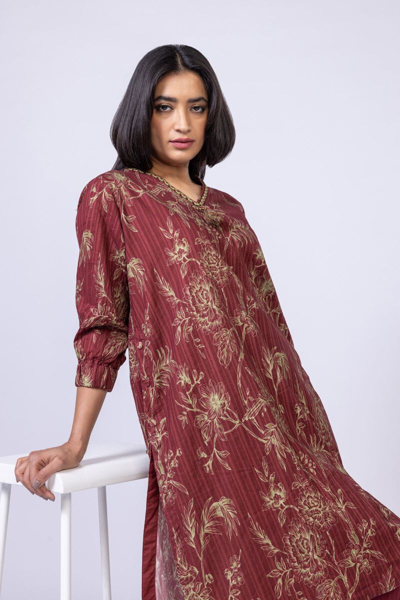 Printed | Textured Stretch | Kurta | null