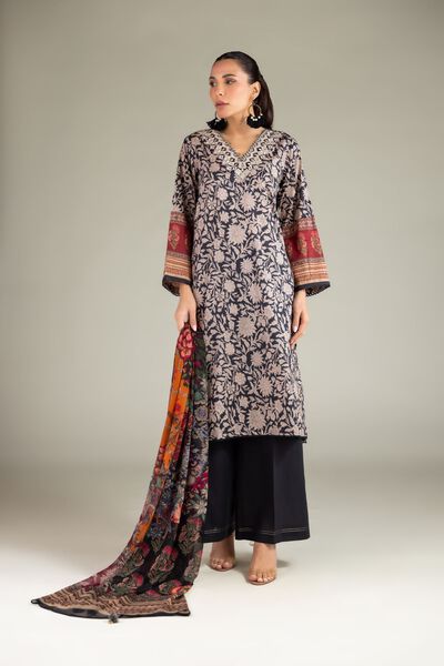 Embroidered | Cotton Dobby | Fabrics 3 Piece | GBP 28.00