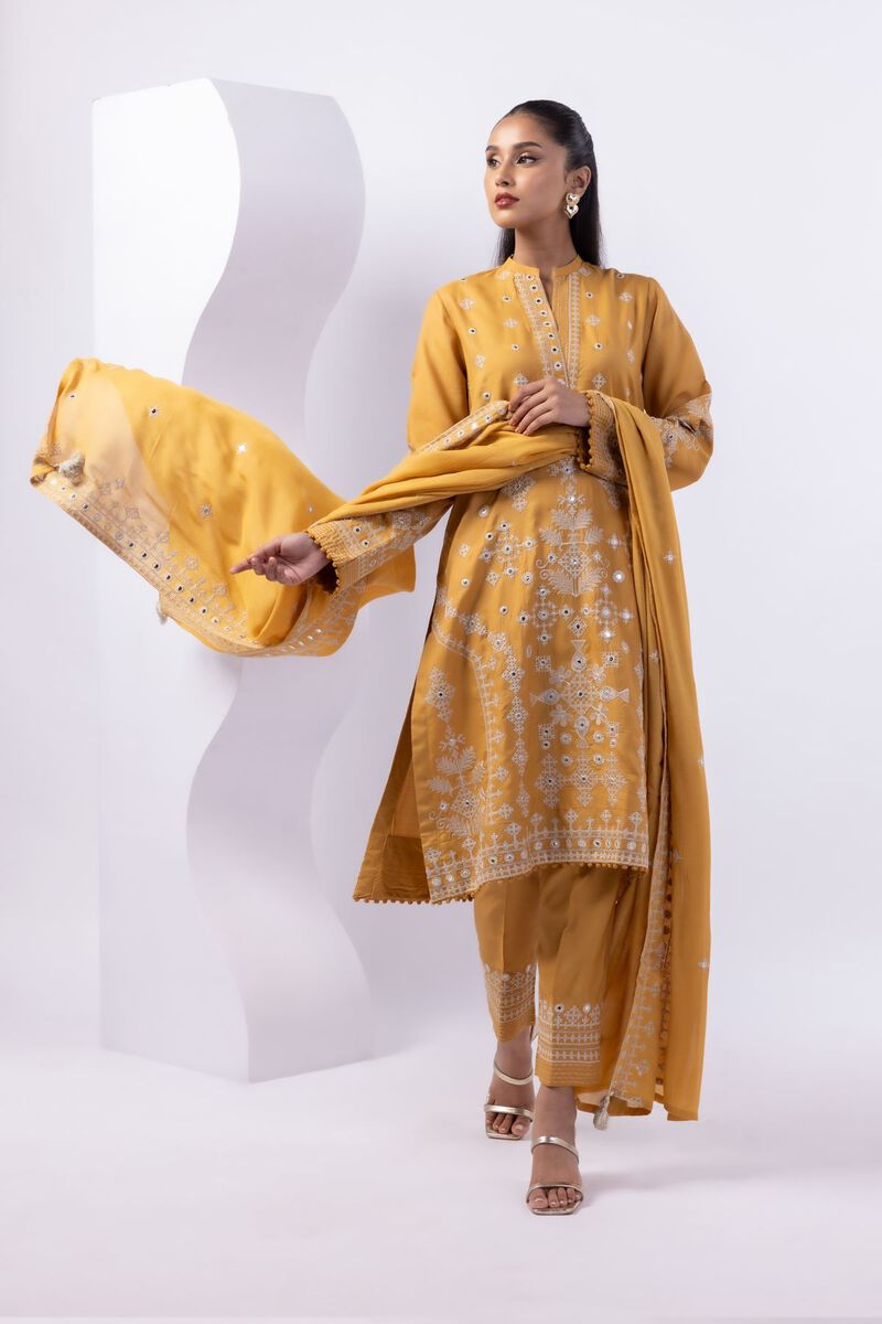 Dyed | Light Thai Silk | Dupatta | GBP 25.00