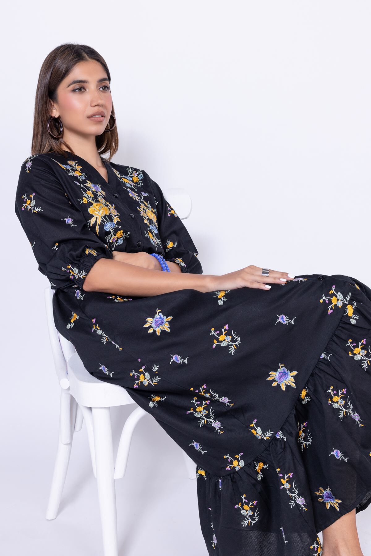 Khadi maxi dress sales