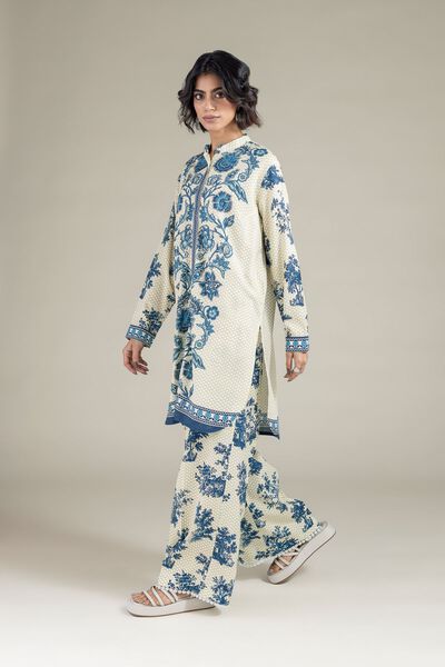 Printed | Raw Silk | Pants | GBP 14.00