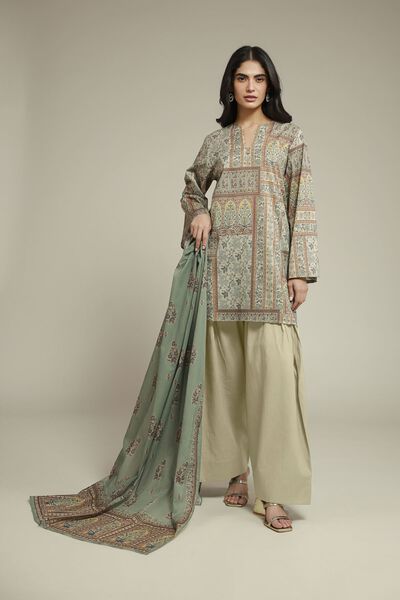Printed | Cambric | Fabrics 3 Piece | GBP 30.00