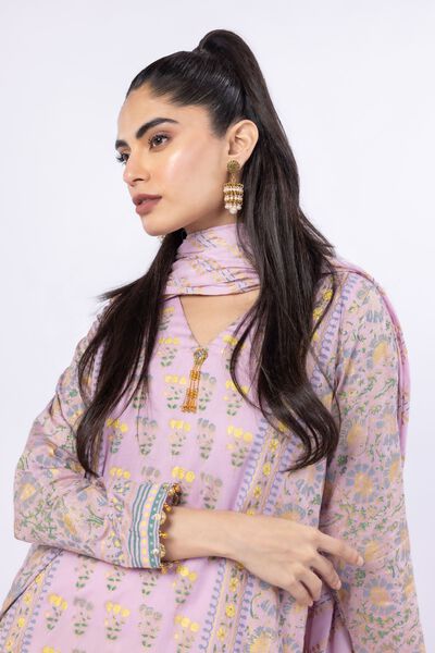 Printed | Voile | 3 Piece Co-ord Set | GBP 100.00