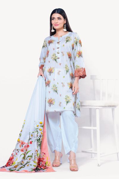 Embroidered | Lawn | Fabrics 3 Piece | GBP 10.50