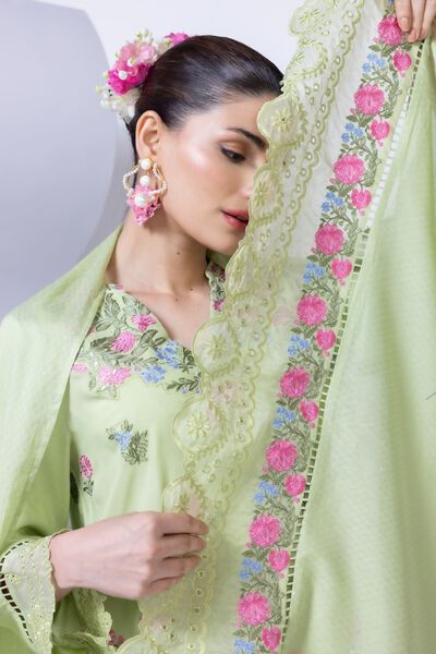 Embroidered | Cotton Square | Dupatta | GBP 35.00