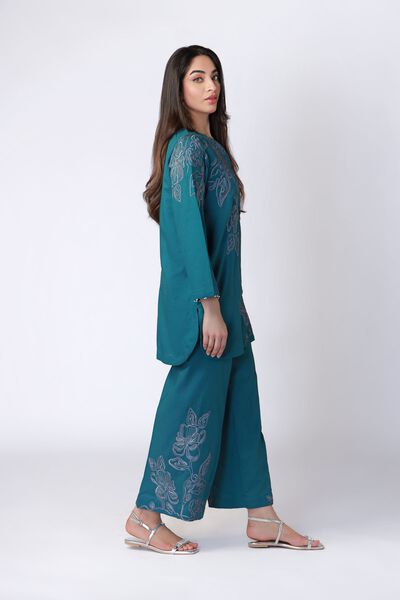 Embroidered | Cotton Dobby | Pants | GBP 17.00