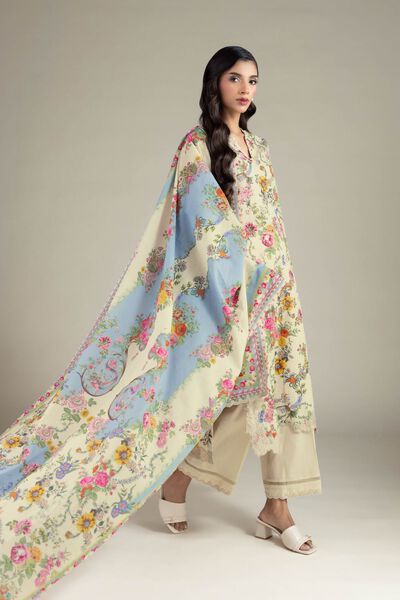 Embroidered | Cambric | Tailored 3 Piece | GBP 55.00