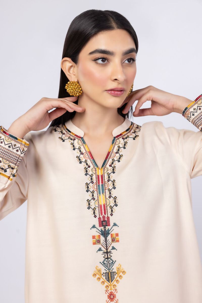Embroidered | Russian Raw Silk | Kurta | GBP 45.00