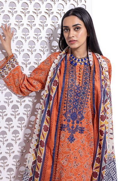 Lawn | Embroidered | Fabrics 3 Piece | GBP 12.50