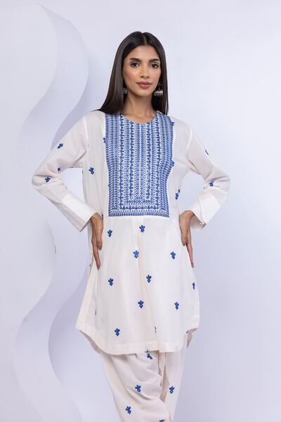 Embroidered | Cambric | Kurta | GBP 25.00