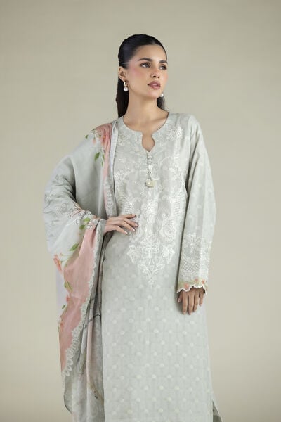 Embroidered | Broshia | Tailored 3-Piece Broshia | GBP 70.00