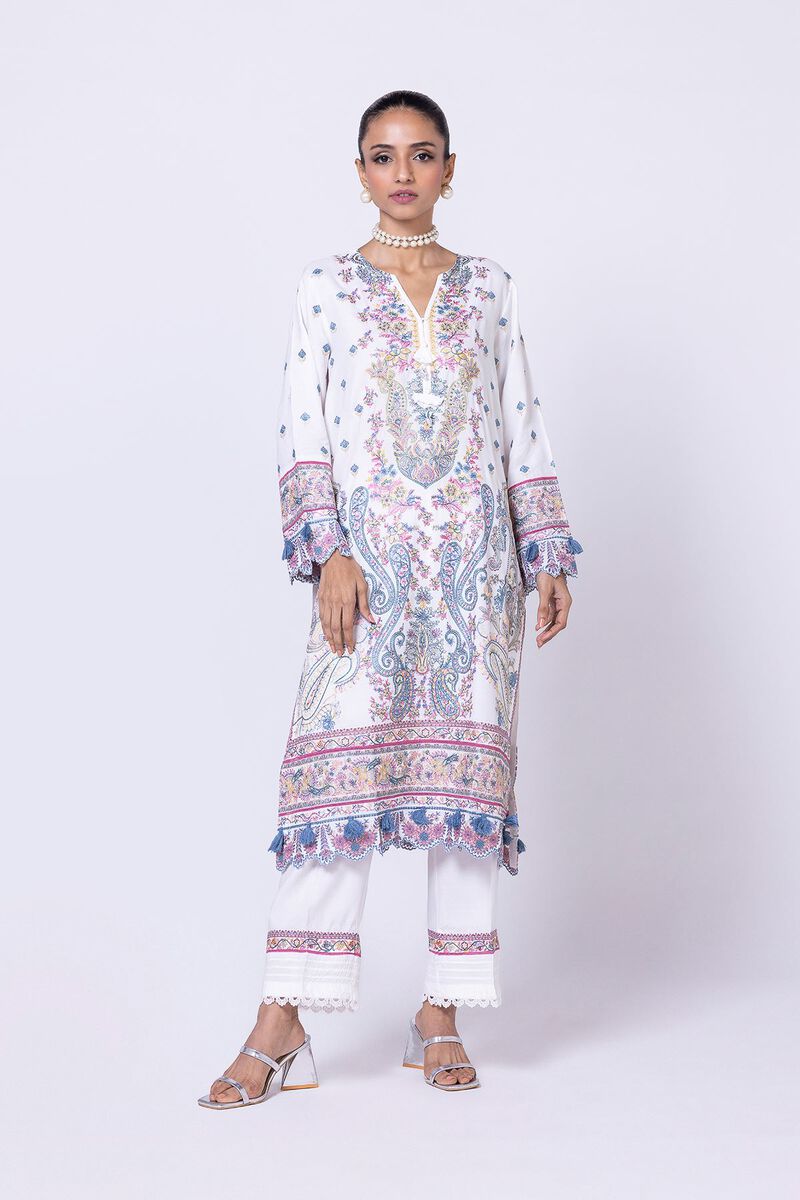 Embroidered | Raw Silk | Pants | GBP 6.00