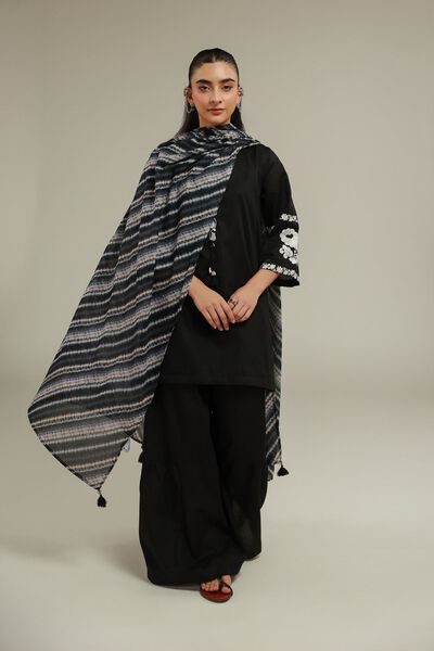 Embroidered | Cotton Net | Dupatta | GBP 15.00