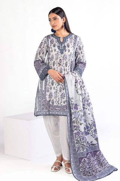 Embroidered | Cambric | Fabrics 3 Piece | GBP 20.00