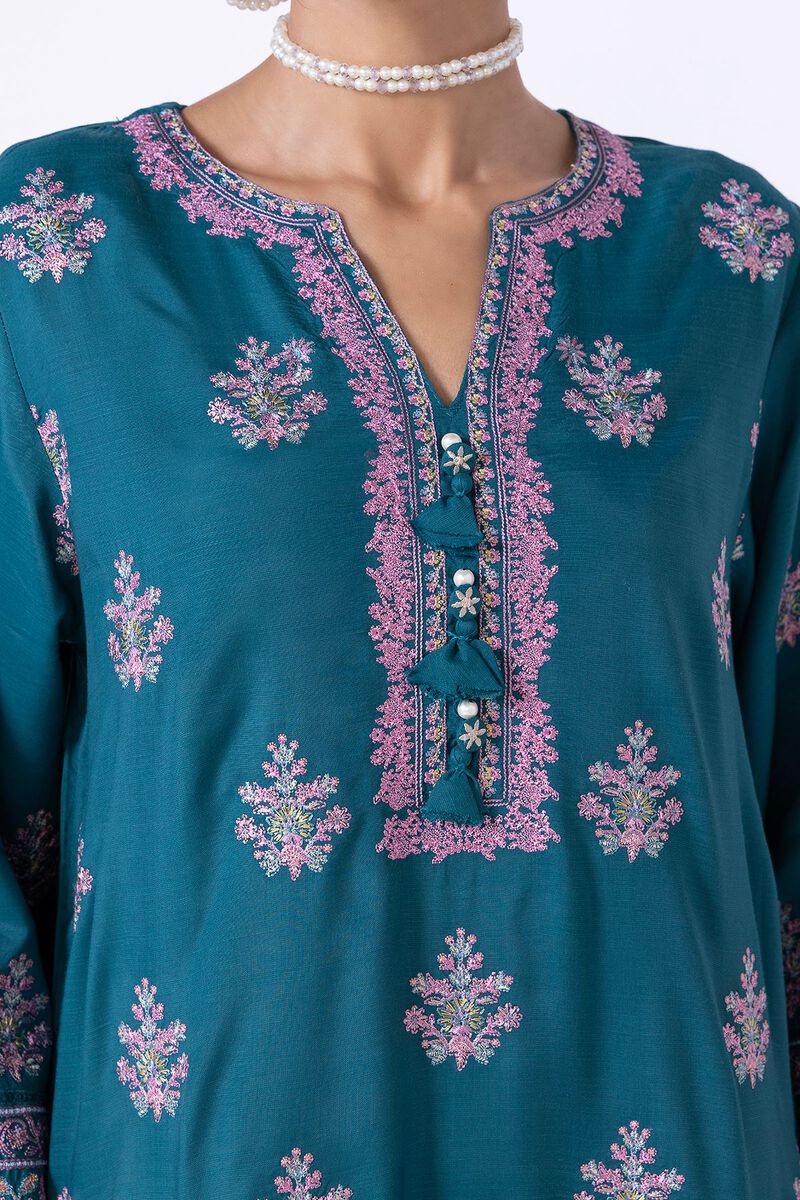 Embroidered | Raw Silk | Kurta | null