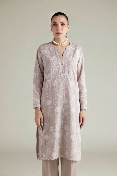Embroidered | Textured Cotton | Tailored 2 Piece | Top and Bottom | GBP 60.00