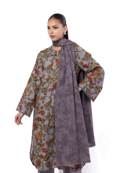 Printed | Khaddar | Tailored 3 Piece | GBP 40.00