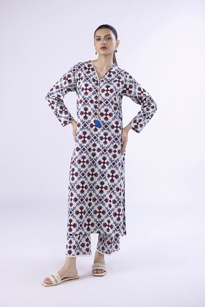 Printed | Crosshatch Poplin | Kurta | GBP 20.00