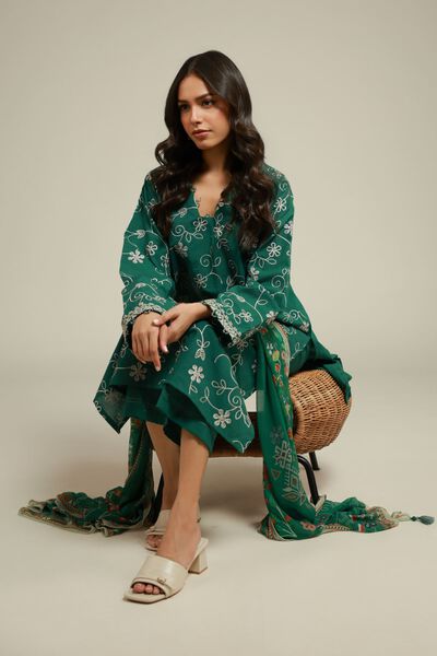 Embroidered | Cambric | Tailored Cambric Set | GBP 55.00