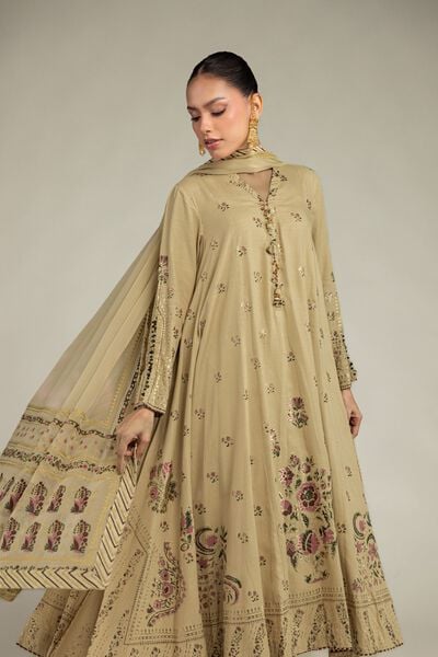 Embroidered | Raw Silk | 3 Piece Co-ord Set | GBP 130.00