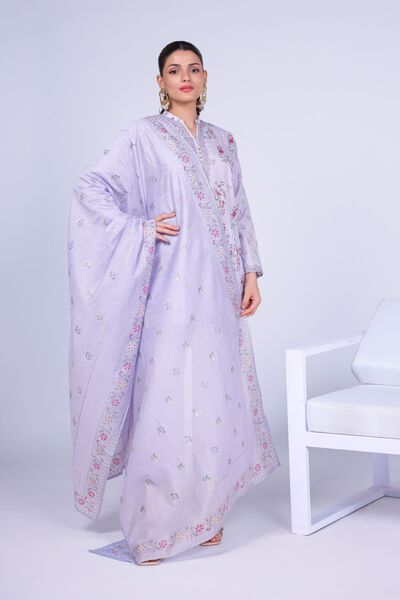 Embroidered | Cotton Net | Dupatta | GBP 30.00