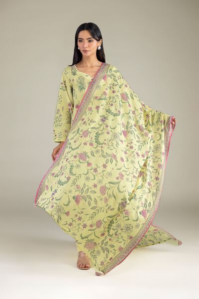 Printed | Lawn | Floral Lawn Dupatta | GBP 25.00