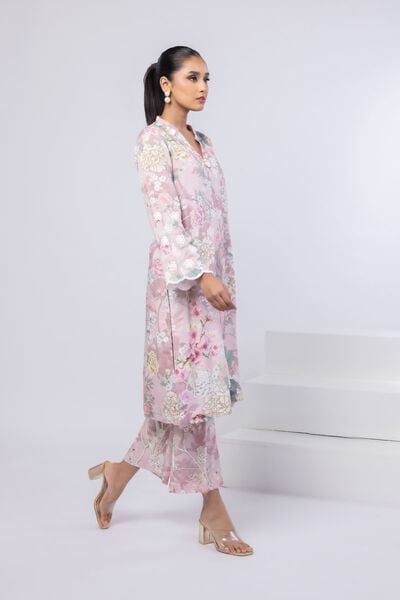 Printed | Dull Raw Silk | Pants | GBP 15.00