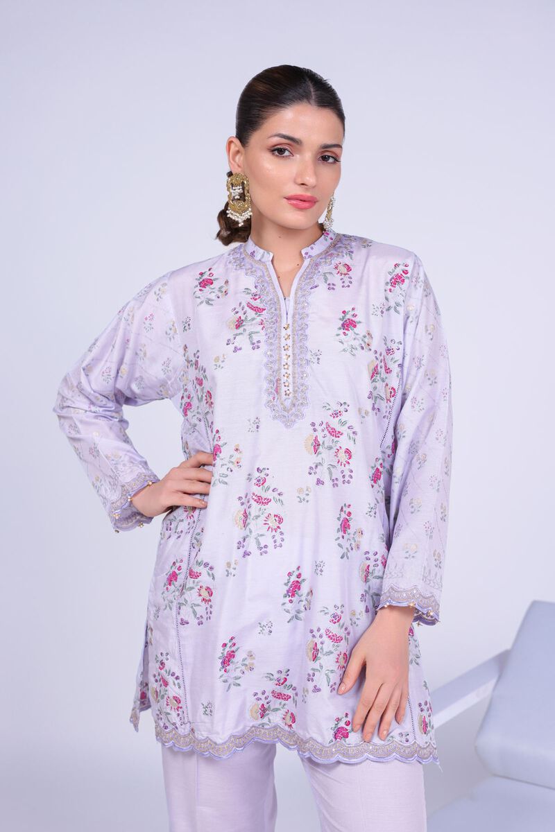 Embroidered | Raw Silk | Kurta | GBP 50.00