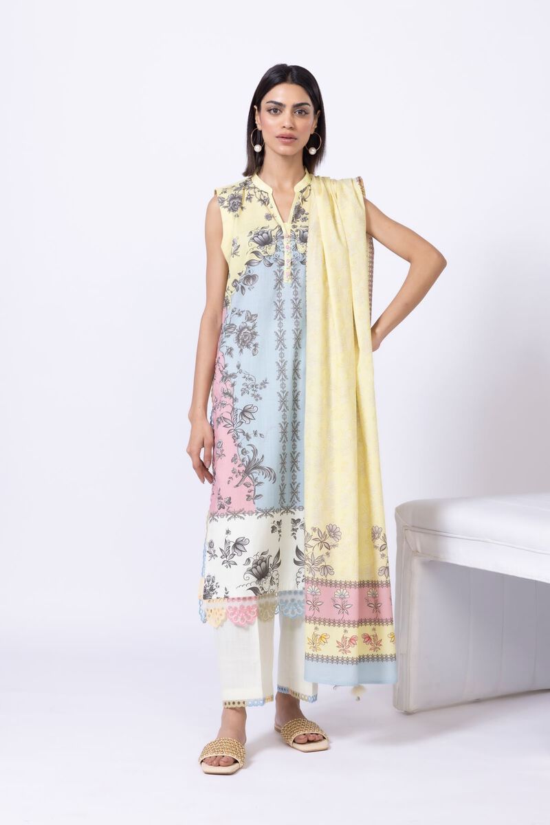 Embroidered | Crosshatch Poplin | Kurta | GBP 12.50