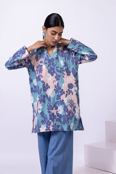 Printed | Ripple Crinkle | Kurta | GBP 10.00
