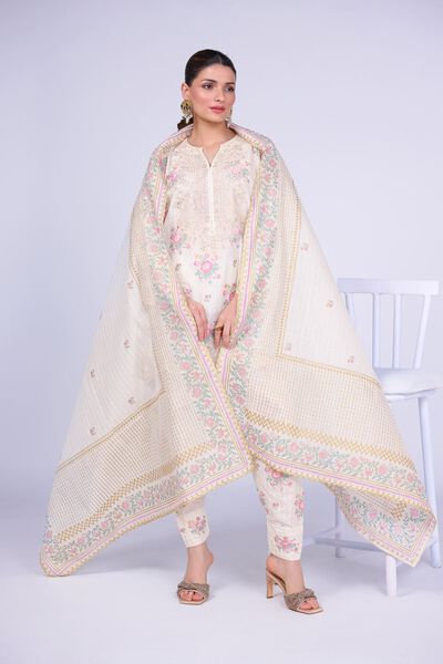 Embroidered | Raw Silk | Kurta | GBP 50.00