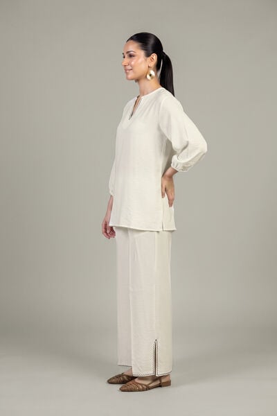 Dyed | Crepe | Solid Crepe Trousers | GBP 25.00