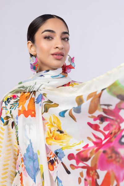 Printed | Light Thai Silk | Dupatta | GBP 15.00