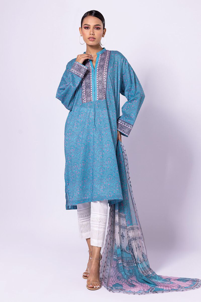 Lawn | Printed | Fabrics 2 Piece | Top Dupatta | null