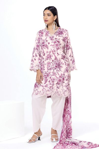 Embroidered | Cambric | Fabrics 3 Piece | GBP 22.50