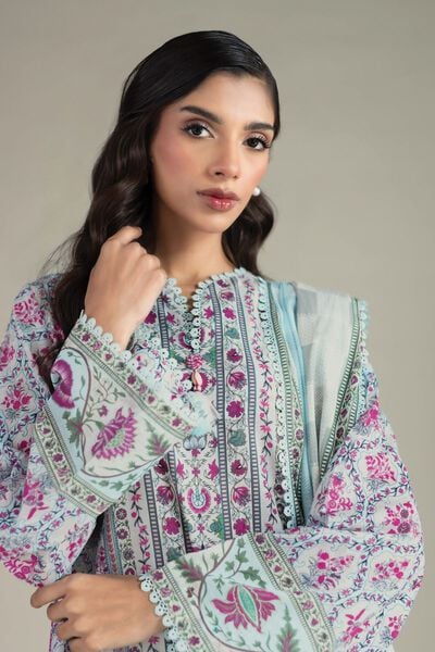 Printed | Cambric | Fabrics 3 Piece | GBP 30.00