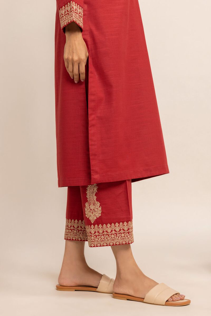 Dyed Embroidered | Khaddar | Pants | Embroidered | null