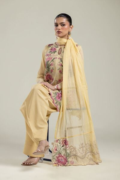 Paper Silk | Floral Silk Dupatta | GBP 30.00