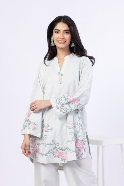 Embroidered | Raw Silk | Kurta | GBP 40.00