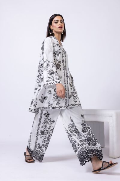 Embroidered | Crosshatch Poplin | Pants | GBP 11.00