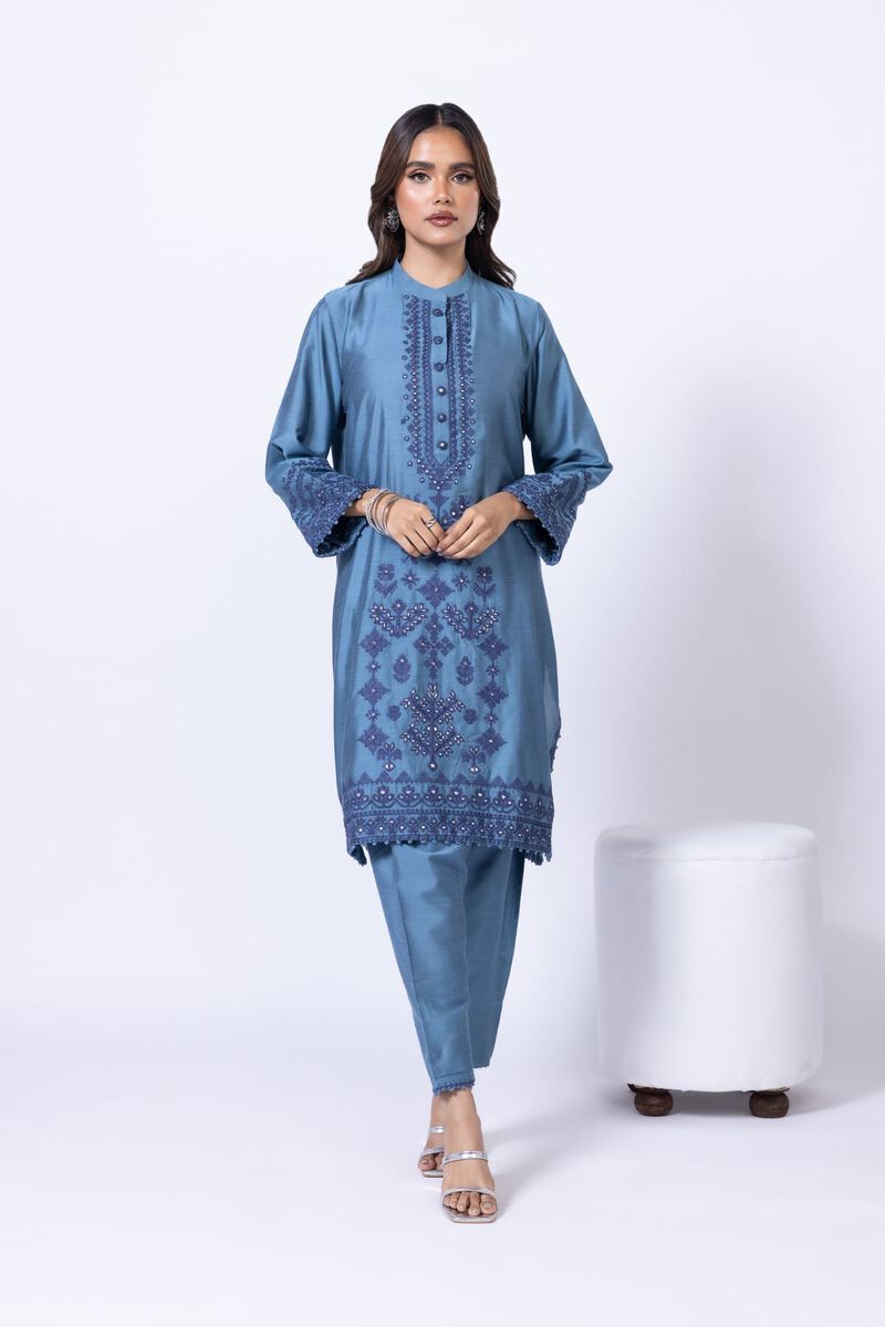 Embroidered | Raw Silk | Kurta | GBP 19.50