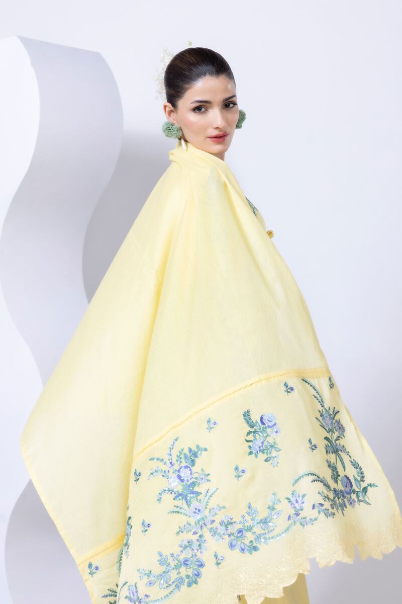 Embroidered | Cotton Square | Dupatta | GBP 35.00