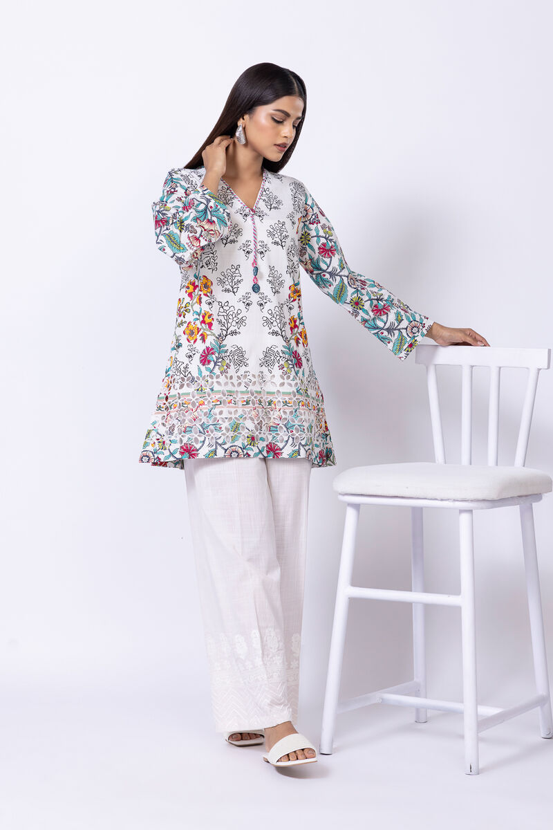 Embroidered | Crosshatch Poplin | Kurta | GBP 30.00