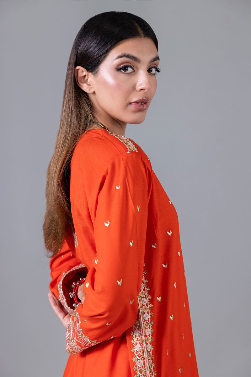 Embroidered | Dull Raw Silk | Kurta | null