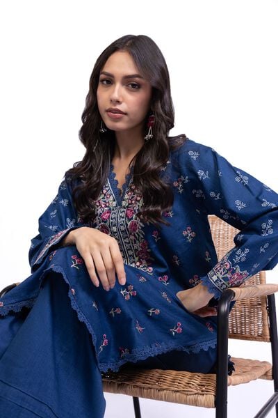 Embroidered | Heavy Textured Cotton | Kurta | GBP 17.50